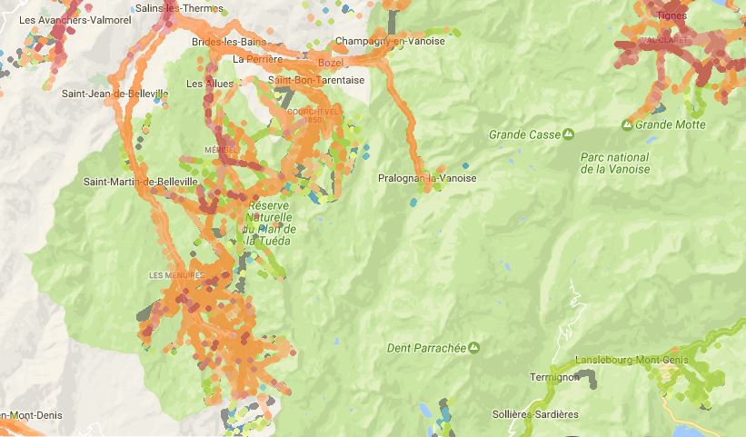 map of three valleys mobile coverage