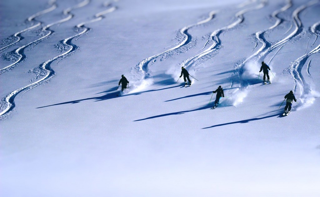 skiing off-piste