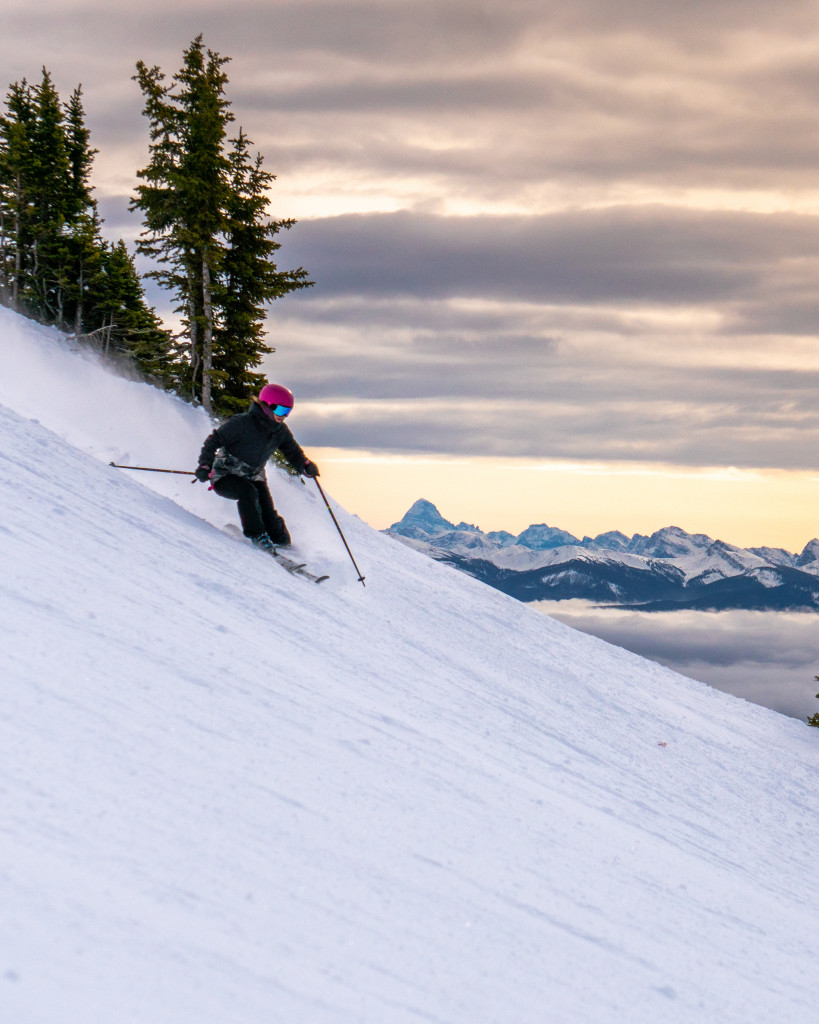 Alex shredding the front side